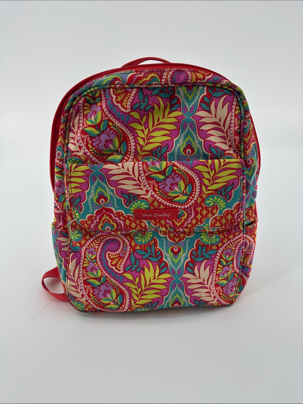 Vera Bradley Multicolor Paisley Quilted Backpack